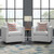 Activate Upholstered Fabric Armchair Set of 2 EEI-4078-WHI