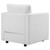 Activate 3 Piece Upholstered Fabric Set EEI-4046-WHI-SET