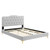 Amber Full Platform Bed MOD-6781-LGR