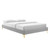 Amber Full Platform Bed MOD-6781-LGR