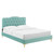 Amber Full Platform Bed MOD-6781-MIN