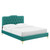 Amber Full Platform Bed MOD-6781-TEA