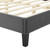 Amber Performance Velvet Twin Platform Bed MOD-6780-CHA