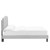 Amber Performance Velvet Twin Platform Bed MOD-6780-LGR