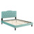 Amber Performance Velvet Twin Platform Bed MOD-6780-MIN