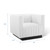 Conjure Tufted Armchair Upholstered Fabric Set of 2 EEI-5045-WHI