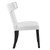 Curve Fabric Dining Chair EEI-2221-WHI