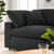 Commix Down Filled Overstuffed 2 Piece Sectional Sofa Set EEI-3354-BLK