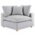 Commix Down Filled Overstuffed 3 Piece Sectional Sofa Set EEI-3355-LGR