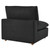 Commix Down Filled Overstuffed 5-Piece Armless Sectional Sofa EEI-3360-BLK