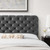 Lizzy Tufted King/California King Performance Velvet Headboard MOD-6032-CHA