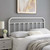 Sage Full Metal Headboard MOD-6153-WHI