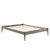 June Full Wood Platform Bed Frame MOD-6245-GRY
