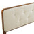 Collins Tufted King Fabric and Wood Headboard MOD-6235-WAL-BEI