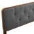 Collins Tufted Queen Fabric and Wood Headboard MOD-6234-WAL-CHA