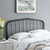 Lennon King Metal Headboard MOD-6167-BLK