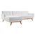 Engage Left-Facing Upholstered Fabric Sectional Sofa EEI-2068-WHI-SET