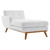 Engage Left-Facing Upholstered Fabric Sectional Sofa EEI-2068-WHI-SET