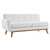 Engage L-Shaped Upholstered Fabric Sectional Sofa EEI-2108-WHI-SET