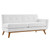 Engage L-Shaped Upholstered Fabric Sectional Sofa EEI-2108-WHI-SET