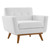 Engage Upholstered Fabric Armchair EEI-1178-WHI