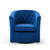 Prospect Tufted Performance Velvet Swivel Armchair EEI-4138-NAV