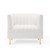 Shift Channel Tufted Performance Velvet Armchair EEI-4130-WHI