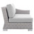 Conway Sunbrella® Outdoor Patio Wicker Rattan 6-Piece Furniture Set EEI-4363-LGR-GRY