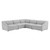 Comprise 5-Piece Sectional Sofa EEI-5410-LGR