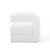 Range Tufted Performance Velvet Accent Armchair EEI-3920-WHI