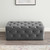 Amour 48" Tufted Button Entryway Performance Velvet Bench EEI-3768-GRY