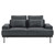 Proximity Upholstered Fabric Loveseat EEI-6215-CHA