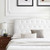 Amber Performance Velvet Queen Platform Bed MOD-6777-WHI