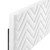 Mercy Chevron Tufted Performance Velvet King/California King Headboard MOD-6660-WHI