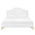 Adelaide Performance Velvet King Platform Bed MOD-6862-WHI