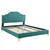 Adelaide Performance Velvet King Platform Bed MOD-6862-TEA