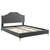 Adelaide Performance Velvet King Platform Bed MOD-6862-CHA