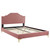 Adelaide Performance Velvet King Platform Bed MOD-6862-DUS