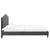 Emerson Performance Velvet King Platform Bed MOD-6860-CHA