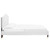 Emerson Performance Velvet King Platform Bed MOD-6860-WHI