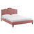 Emerson Performance Velvet King Platform Bed MOD-6860-DUS