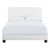 Celine Channel Tufted Performance Velvet Twin Bed MOD-6332-WHI