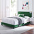 Celine Channel Tufted Performance Velvet Queen Bed MOD-6330-EME