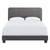 Celine Channel Tufted Performance Velvet Queen Bed MOD-6330-GRY