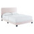 Celine Channel Tufted Performance Velvet Twin Bed MOD-6332-PNK