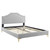 Adelaide Performance Velvet Full Platform Bed MOD-6856-LGR