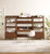 Bixby 3-Piece Wood Office Desk and Bookshelf EEI-6115-WAL