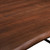 Viggo 74" Live Edge Acacia Wood Dining Table EEI-6069-BLK-WAL