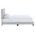 Celine Channel Tufted Performance Velvet Full Platform Bed MOD-6335-LGR