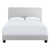 Celine Channel Tufted Performance Velvet Full Platform Bed MOD-6335-LGR